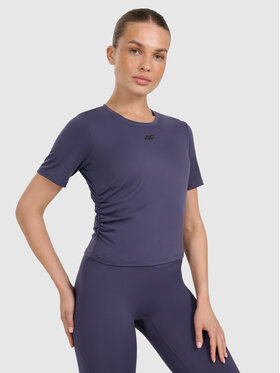 4F 4F Φανελάκι τεχνικό YOGA Σκούρο μπλε Slim Fit