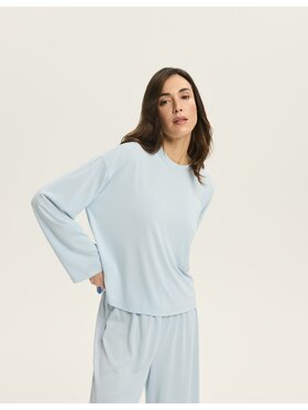 Esotiq Esotiq Longsleeve 43517 Niebieski Loose Fit