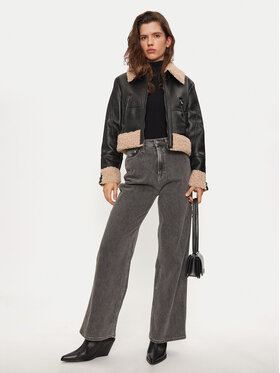 Μπουφάν από απομίμηση δέρματος Sisley φωτογραφία