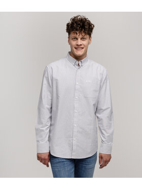 Lee Cooper Lee Cooper Koszula LLOYD OXFORD Szary Comfort Fit