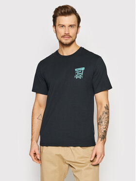 Converse Converse T-Shirt Playera Fast Food 10022934-A01 Czarny Standard Fit