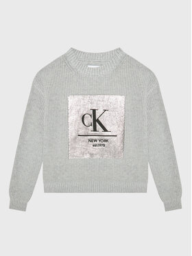 Calvin Klein Jeans Calvin Klein Jeans Sweater IG0IG01810 Szürke Regular Fit