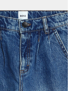 Boss Jeans Hlače J50690 S Modra Tapered Fit