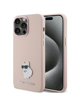 KARL LAGERFELD KARL LAGERFELD Etui na telefon iPhone 15 Pro Różowy