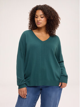 Fiorella Rubino Fiorella Rubino Sweter M346E002405N015 Zielony Over Fit