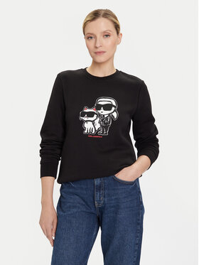 KARL LAGERFELD KARL LAGERFELD Bluză A4W20045 Negru Regular Fit