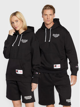 Champion Champion Суитшърт STRANGER THINGS Unisex 217780 Черен Regular Fit