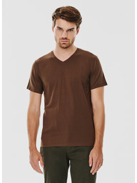 Pako Lorente Pako Lorente T-Shirt P24WF-TT-001 Brązowy Slim Fit