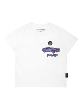PHILIPP PLEIN PHILIPP PLEIN T-Shirt 28191 Biały Regular Fit