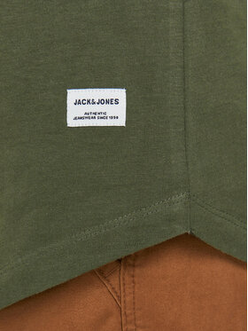 Jack&Jones Majica Z Dolgimi Rokavi Noa 12190128 Zelena Loose Fit