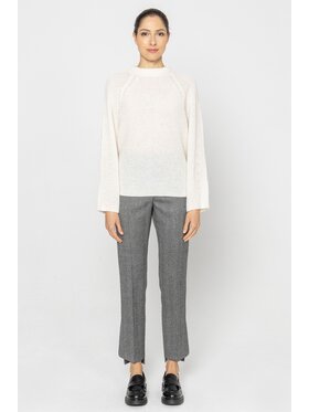 Deni Cler Milano Deni Cler Milano Sweter T-DC-S492-D5-90-10-1 Biały Regular Fit