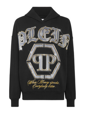 PHILIPP PLEIN PHILIPP PLEIN Mikina 291 Čierna Regular Fit