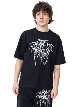Mercur Mercur T-Shirt Metal Czarny Comfortable Fit