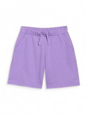 4F 4F Szorty sportowe BASIC+ Fioletowy Oversize