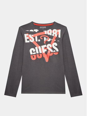 Guess Guess Bluzka L3YI23 K8HM4 Szary Regular Fit