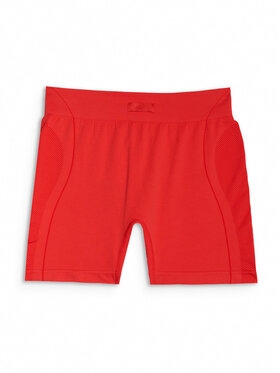 4F 4F Legginsy TRAINING SEAMLESS Czerwony Slim Fit