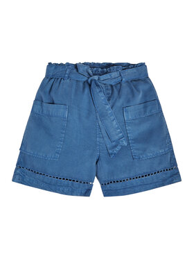 Guess Guess Szorty materiałowe J3GD03 WE8R0 Niebieski Relaxed Fit