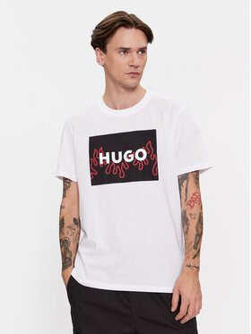 HUGO Hugo Tricou Dulive 50506989 Alb Regular Fit