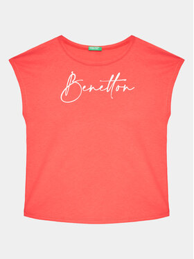 United Colors Of Benetton United Colors Of Benetton T-shirt 3I1XC10C0 Rosso Regular Fit