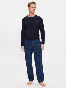 Tommy Hilfiger Tommy Hilfiger Пижама UM0UM03017 Тъмносин Regular Fit