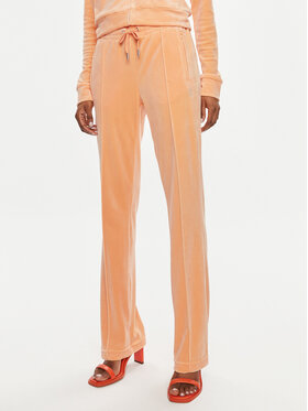 Juicy Couture Juicy Couture Pantaloni trening Tina JCAPW045 Portocaliu Regular Fit