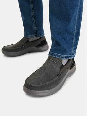 Skechers Skechers Półbuty Relaxed Fit: Hasting - Fielden 205066/BLK Czarny