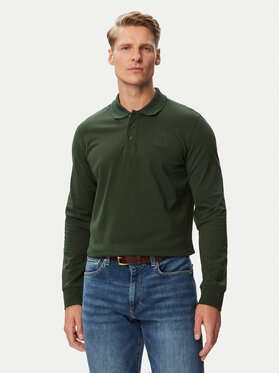 Beverly Hills Polo Club Beverly Hills Polo Club Polo P-SS26M-P424125BTGR Σκούρο πράσινο Regular Fit