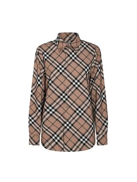 Burberry Burberry Camicia 8093314 Beige Regular Fit
