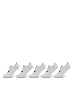 4F 4F Naiste sneaker-sokkide komplekt (5 paari) 4FWMM00USOCF281 Valge