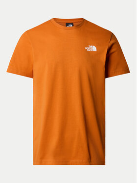 The North Face T-shirt Redbox NF0A87NV Narančasta Regular Fit