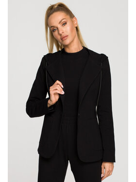 Made of Emotion Made of Emotion Sako M691 Čierna Casual Fit