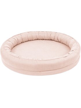 Cotton&Sweets Cotton&Sweets Gniazdo Gniazdko Junior Basic bez falbanki Pudrowy róż Różowy