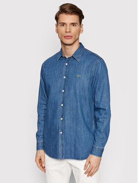 Lacoste Lacoste chemise en jean CH7637 Bleu Regular Fit