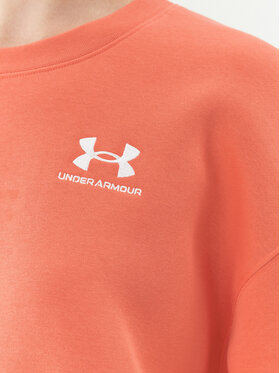 Under Armour Jopa Essential Flc Os Crew 1379475 Rdeča Loose Fit