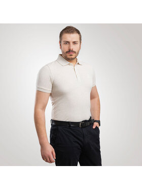 BOSS Boss Polo 50472668-277_L Écru Regular Fit