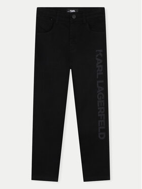 Karl Lagerfeld Kids Karl Lagerfeld Kids Blugi Z30268 D Negru Slim Fit