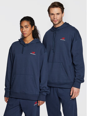 New Balance New Balance Džemperis Unisex UT21500 Tamsiai mėlyna Relaxed Fit