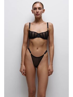 Merci Lingerie Merci Lingerie Biustonosz balkonetka EB02BP04D Czarny