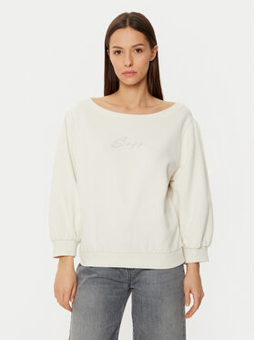 BOSS BOSS Sweatshirt 50538987 Creme Relaxed Fit