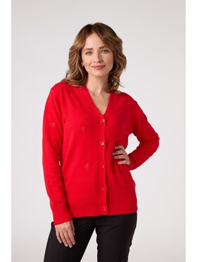 QUIOSQUE QUIOSQUE Sweter QUIOSQUE 6VL005601 Czerwony Regular Fit