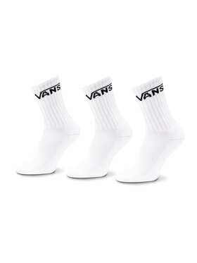 Vans Vans 3 pár hosszú szárú gyerek zokni By Classic Crew Yout VN000YBR Fehér