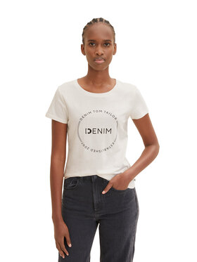 Tom Tailor Denim Tom Tailor Denim Majica 1035361 Bela
