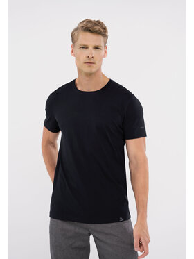 Volcano Volcano T-Shirt T-BASIC Granatowy Regular Fit