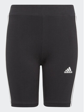 adidas adidas Szorty sportowe Essentials 3-Stripes Cotton Bike Tights IC3628 Czarny