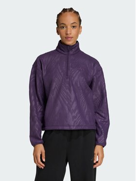 adidas adidas Bluza AOP Fioletowy Loose Fit