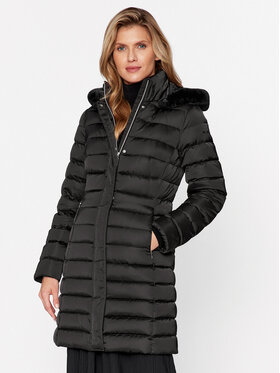 Geox Geox Пухено яке Bettanie W3626H T2655F 9000 Черен Regular Fit