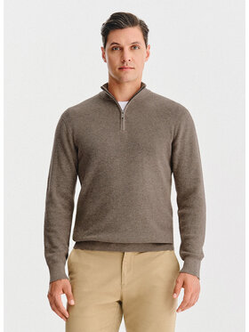 Pako Lorente Pako Lorente Sweter P25WF-2X-010 Brązowy Classic Fit