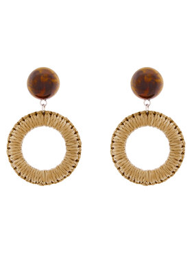 Weekend Max Mara Weekend Max Mara Кліпси 2615751065650 Бежевий