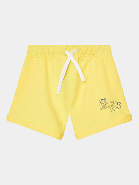 United Colors Of Benetton United Colors Of Benetton Sportske kratke hlače 3BL0G9014 Žuta Regular Fit