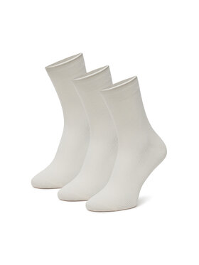 Nine West Nine West Dlhé ponožky BR_NW_01_Z_SS25 (3 PACK) Biela